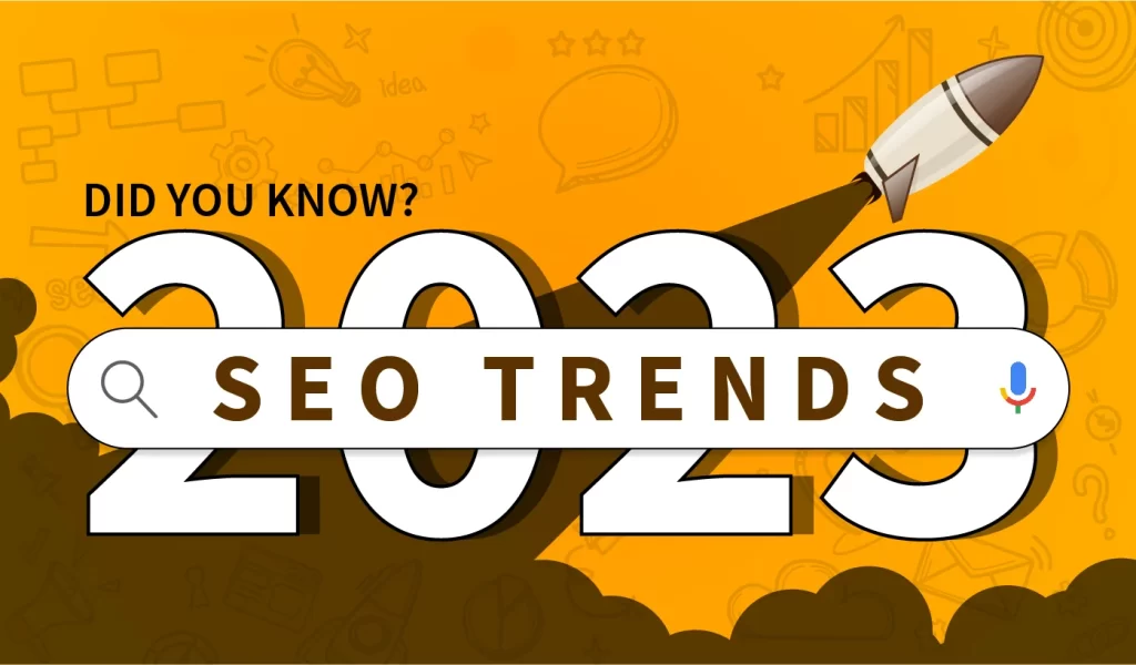 Search Engine Optimization Trend and Updates 2023 banner by Marketing Grey