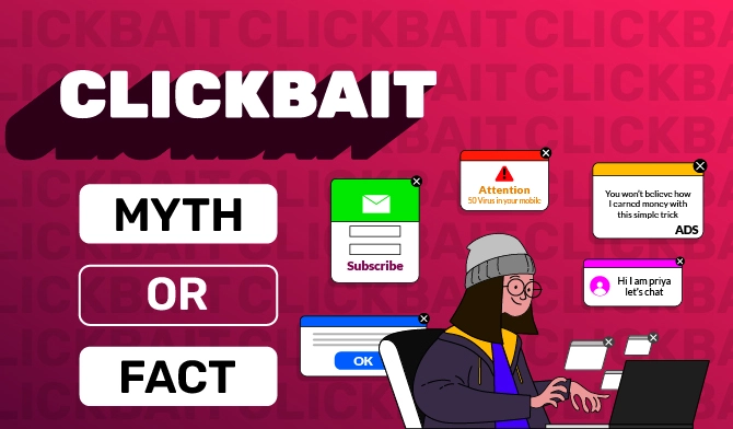Is clickbait effective for lead generation or just a myth? banner by Marketing Grey